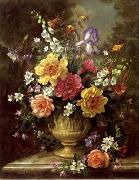 unknow artist Floral, beautiful classical still life of flowers.112 France oil painting reproduction